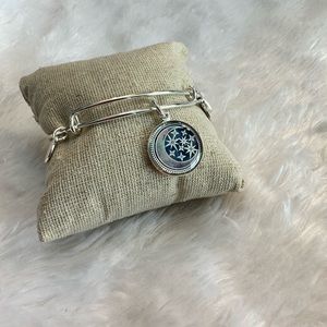 Alex and Ani Art Infused Moon and Stars Bangle